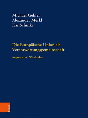 cover image of Die Europäische Union als Verantwortungsgemeinschaft